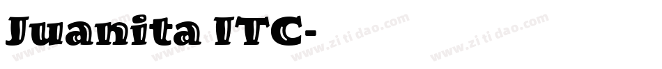 Juanita ITC字体转换